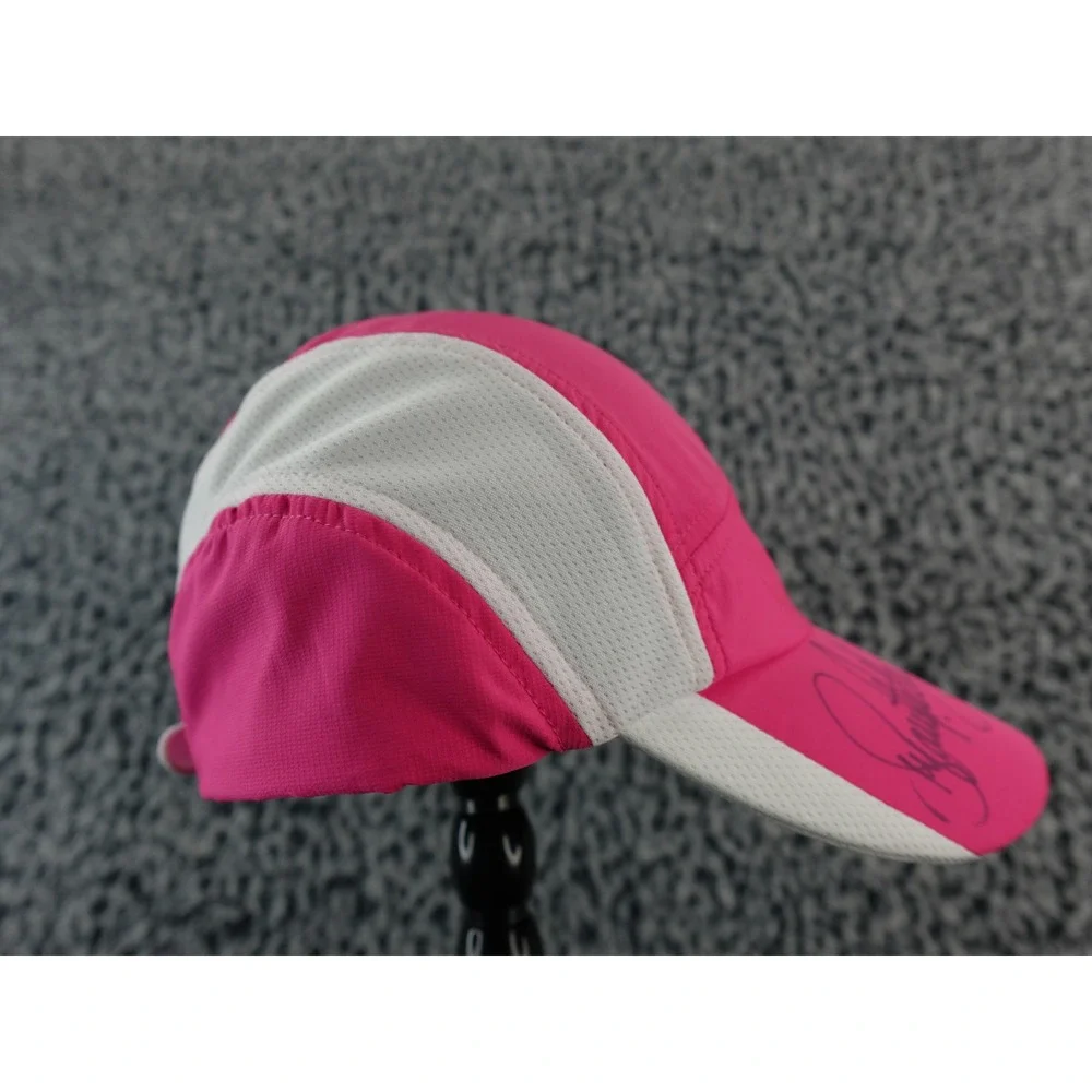 Nike‎ Golf Women's Pink White Performance Baseball Cap Autographed